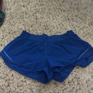 Lululemon Athletica Blue Athletic Shorts Moisture-Wicking
